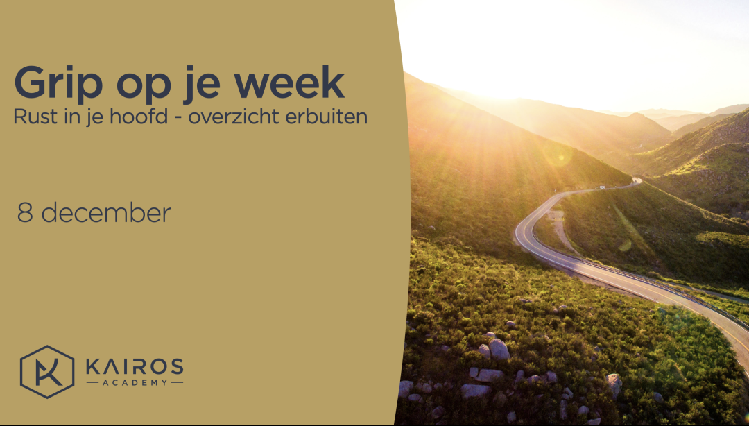 Open training – Grip op je week 8 december 2023